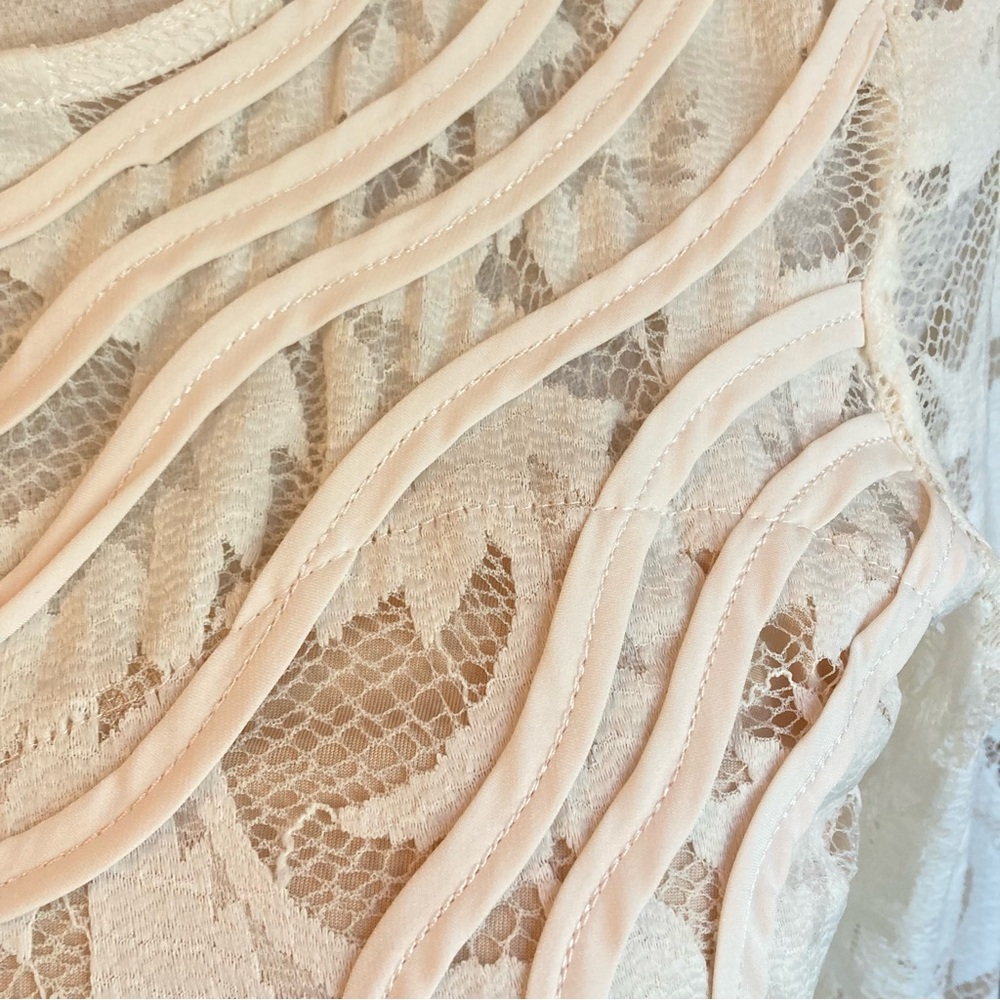 H&M Cream Lace Open Back Long Sleeve Maxi Dress NWT - Picture 9 of 15